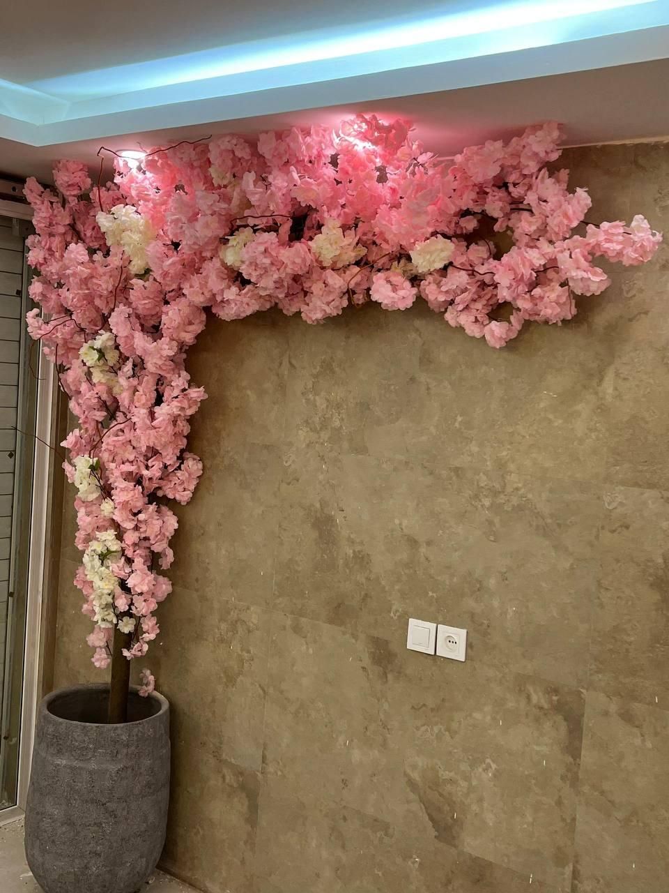 درخت شکوفه مصنوعی|گل مصنوعی|تبریز, |دیوار