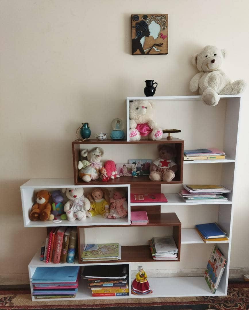 کتابخانه و بوفه طرح پله|کتابخانه، شلف، قفسه‌های دیواری|شیراز, تندگویان|دیوار