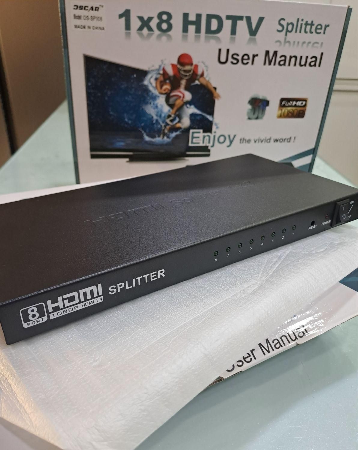 اسپلیتر 1به 8 HDMI|صوتی و تصویری|شیراز, شهرک فرزانگان|دیوار