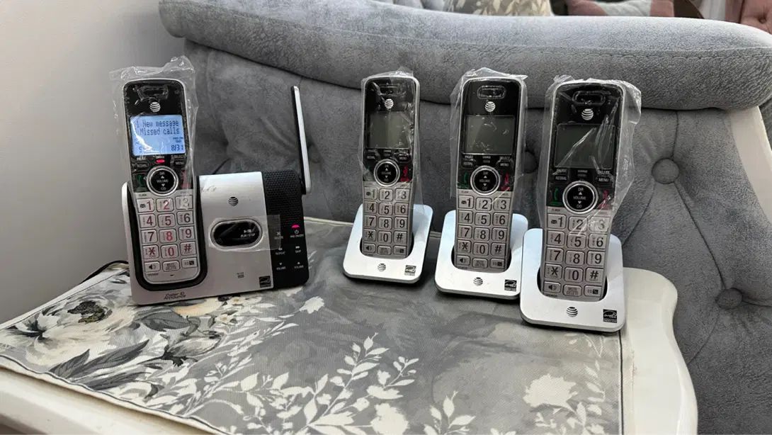 تلفن خانگی/اداری بی‌سیم AT&T برند آمریکایی سالم|تلفن رومیزی|مشهد, جانباز|دیوار
