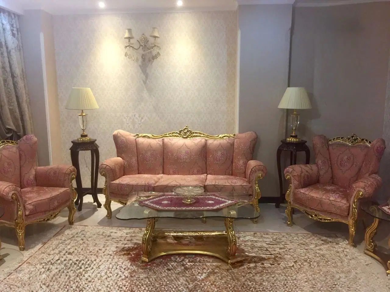 مبل ۹ نفره / ناهاری خوری ۸ / نو/ جهیزیه / مهاجرت|مبلمان خانگی و میز عسلی|تهران, دریاچه شهدای خلیج فارس|دیوار