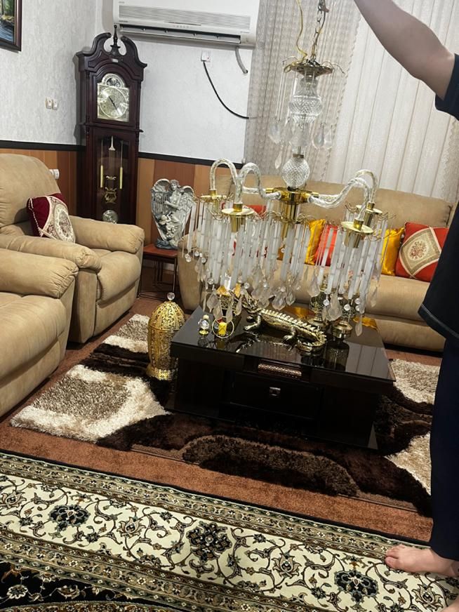 لوستر سقفی شیشه ای|لوستر و چراغ آویز|رامهرمز, |دیوار