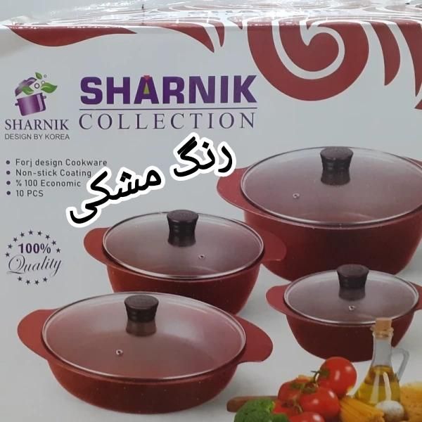 سرویس قابلمه مشکی   ۸پارچه شارنیک|ظروف پخت‌وپز|تهران, شارق|دیوار
