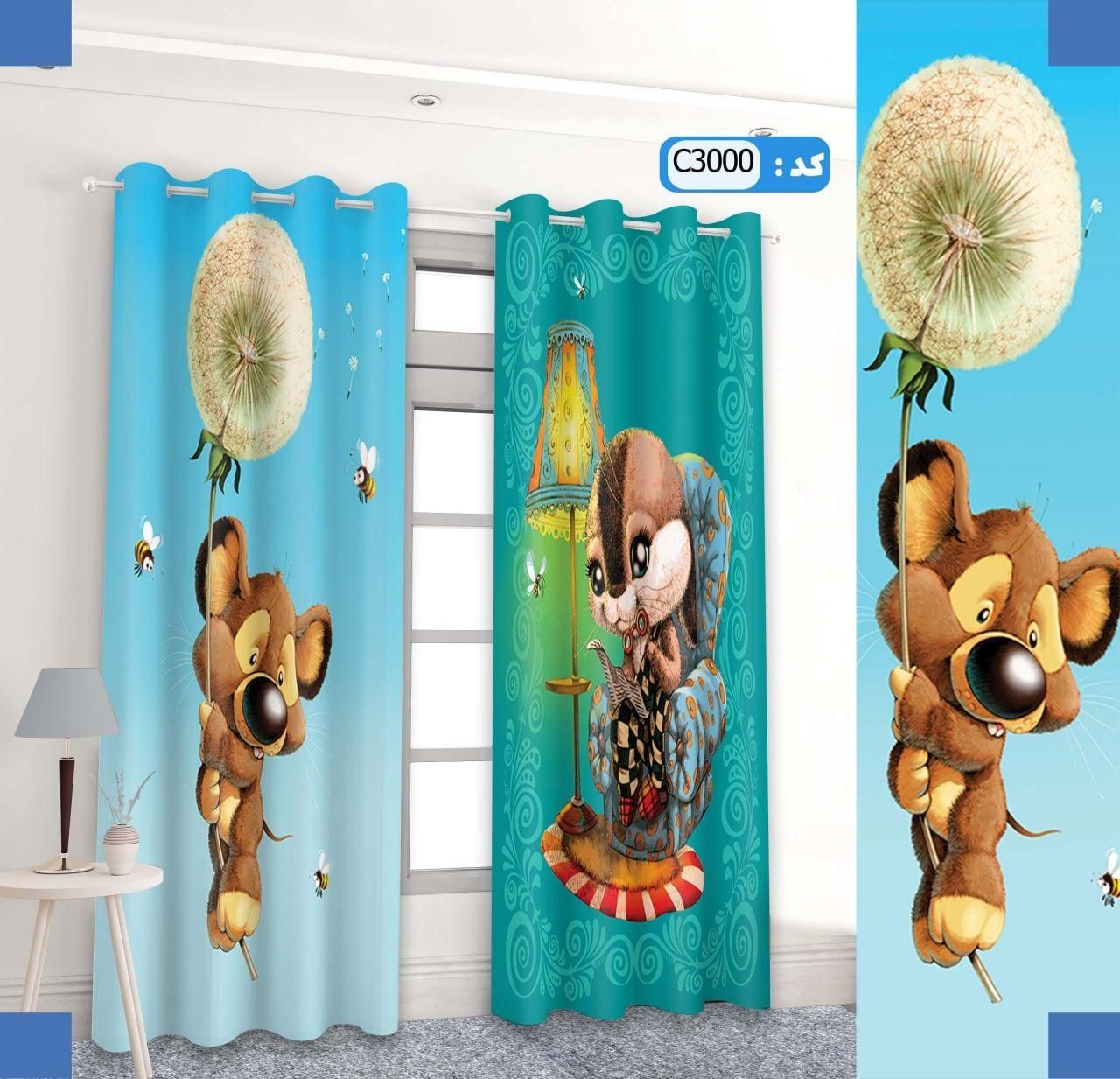 پرده هازان چاپی|پرده، رانر، رومیزی|قزوین, |دیوار