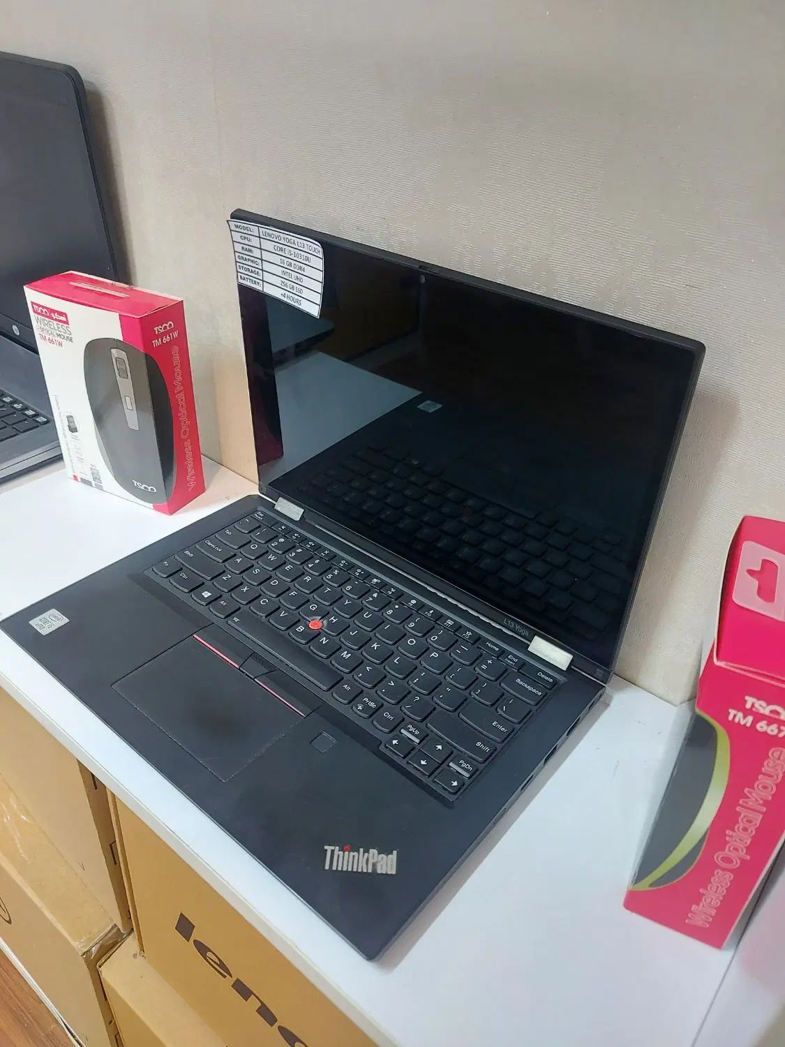 لپتاپcore i5نسل10هاردssdرم16 کاملانوباکارتن‌تاچ360|رایانه همراه|تهران, پونک|دیوار