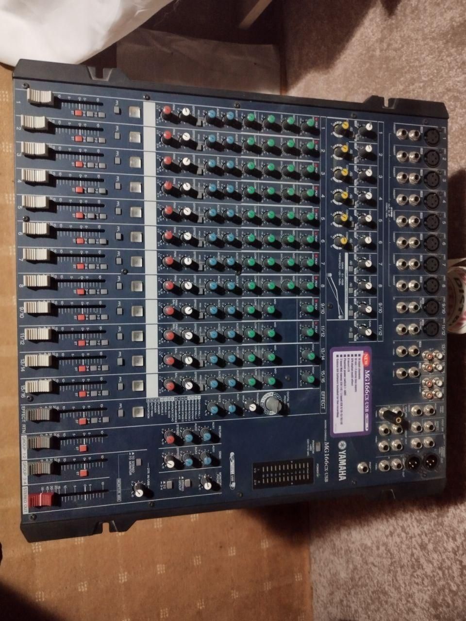 میکسر Yamaha MG166CX-USB|صوتی و تصویری|قم, هنرستان|دیوار