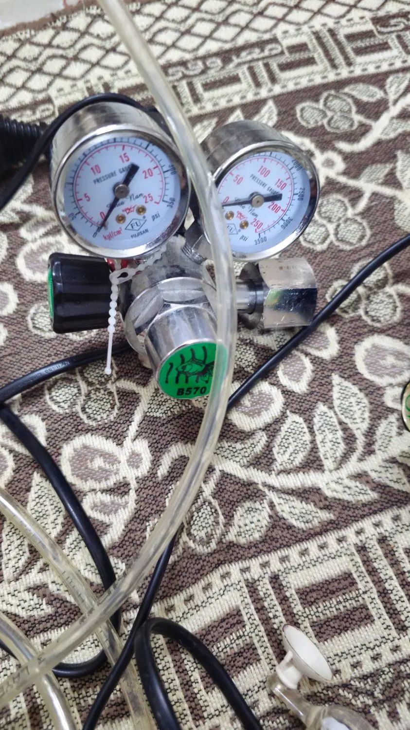 فیلتر سطلی و سبستم گاز co2  مانومتر اکواریوم پلنت|ماهی|تهران, مجیدیه|دیوار