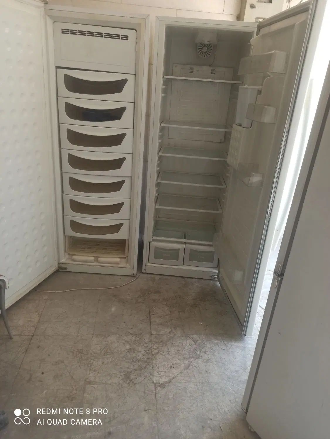 یخچال فریزر دوقلو الکتور استیل بدونه برفک بشرط|یخچال و فریزر|تهران, شهرک گلها (تهرانسر)|دیوار