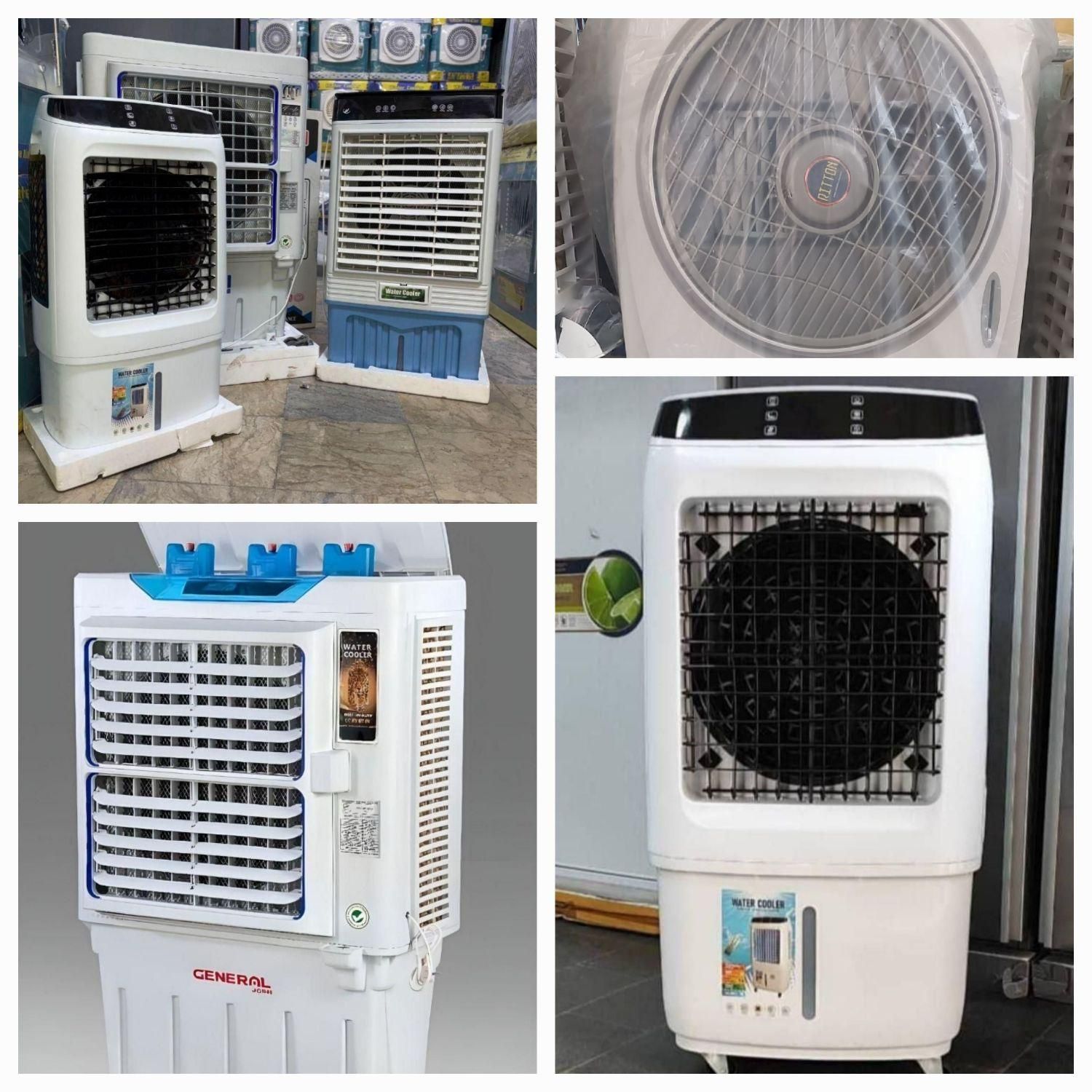 *کولر آبی سلولزی پرتابل چرخدار با محفظه یخ موتوژن*|کولر آبی|شهرکرد, |دیوار