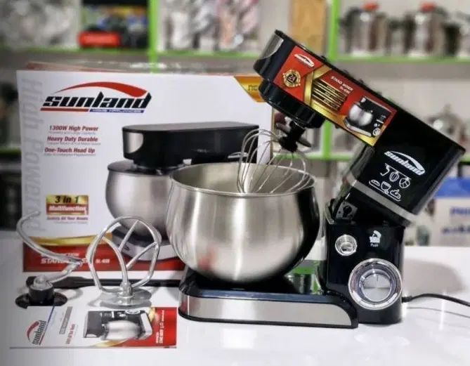 همزن‌ حرفه‌ای 5L نیمه صنعتی 1300W سانلند SL635+ض۲س|خردکن، آسیاب، غذاساز|مشهد, هفت تیر (آب و برق)|دیوار