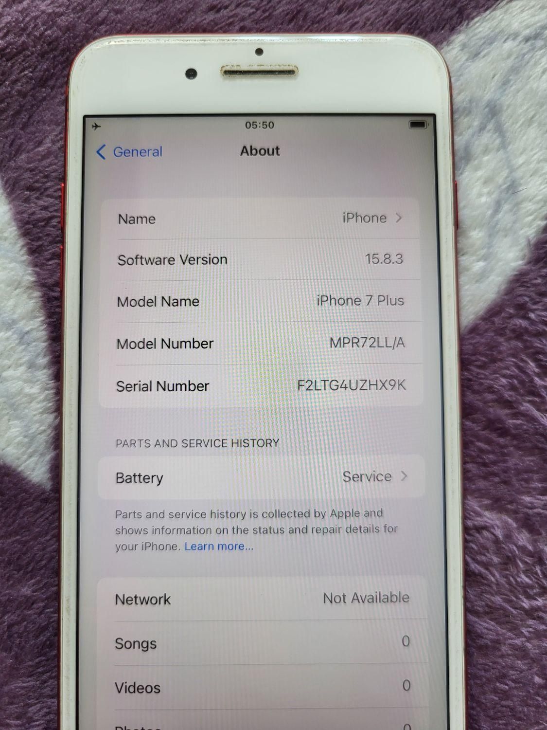 اپل iPhone 7 Plus با حافظهٔ ۲۵۶ گیگابایت|موبایل|تهران, اوقاف|دیوار