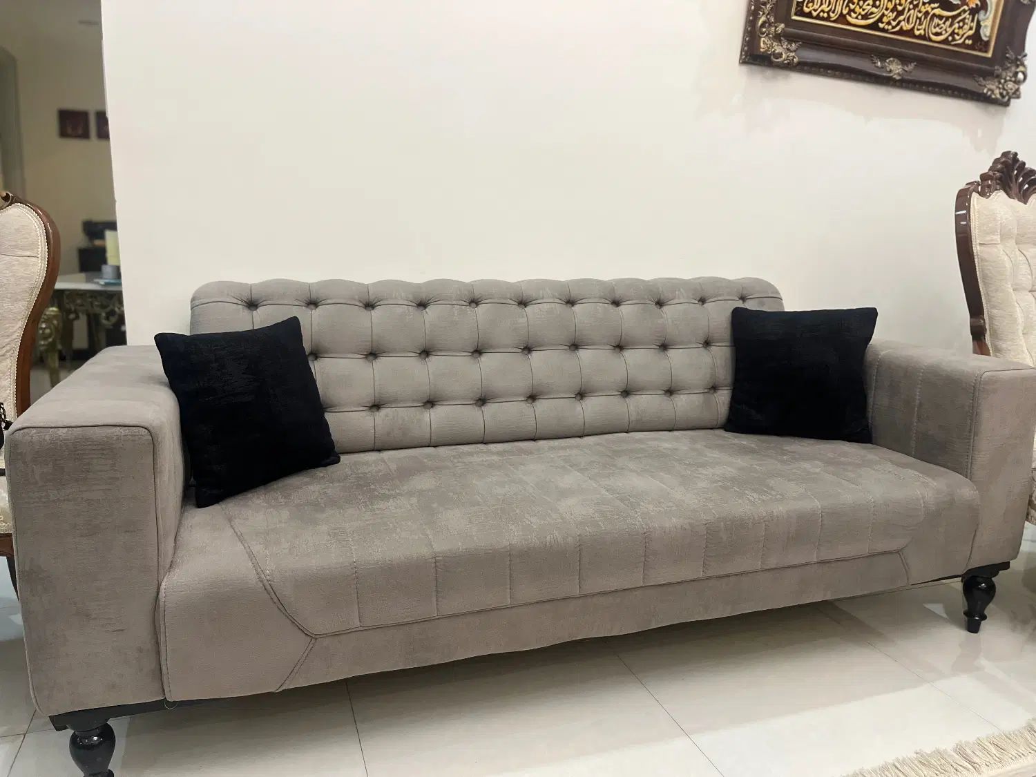 راحتی 7 نفره تخت شو|مبلمان خانگی و میز عسلی|تهران, آبشار تهران (دریاچه)|دیوار
