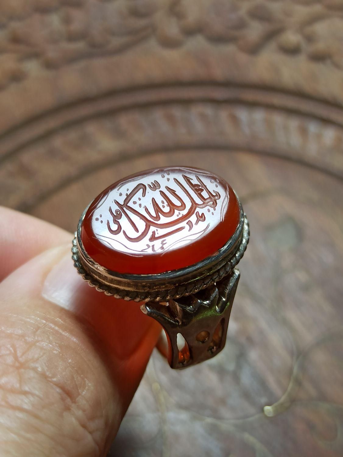 انگشتر عقیق خطی (عماد)|جواهرات|رشت, شهرک صبا|دیوار