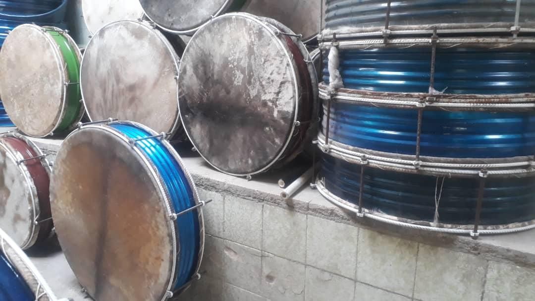 فروش طبل پوستی|سازهای سنتی|فردوس (خراسان), |دیوار
