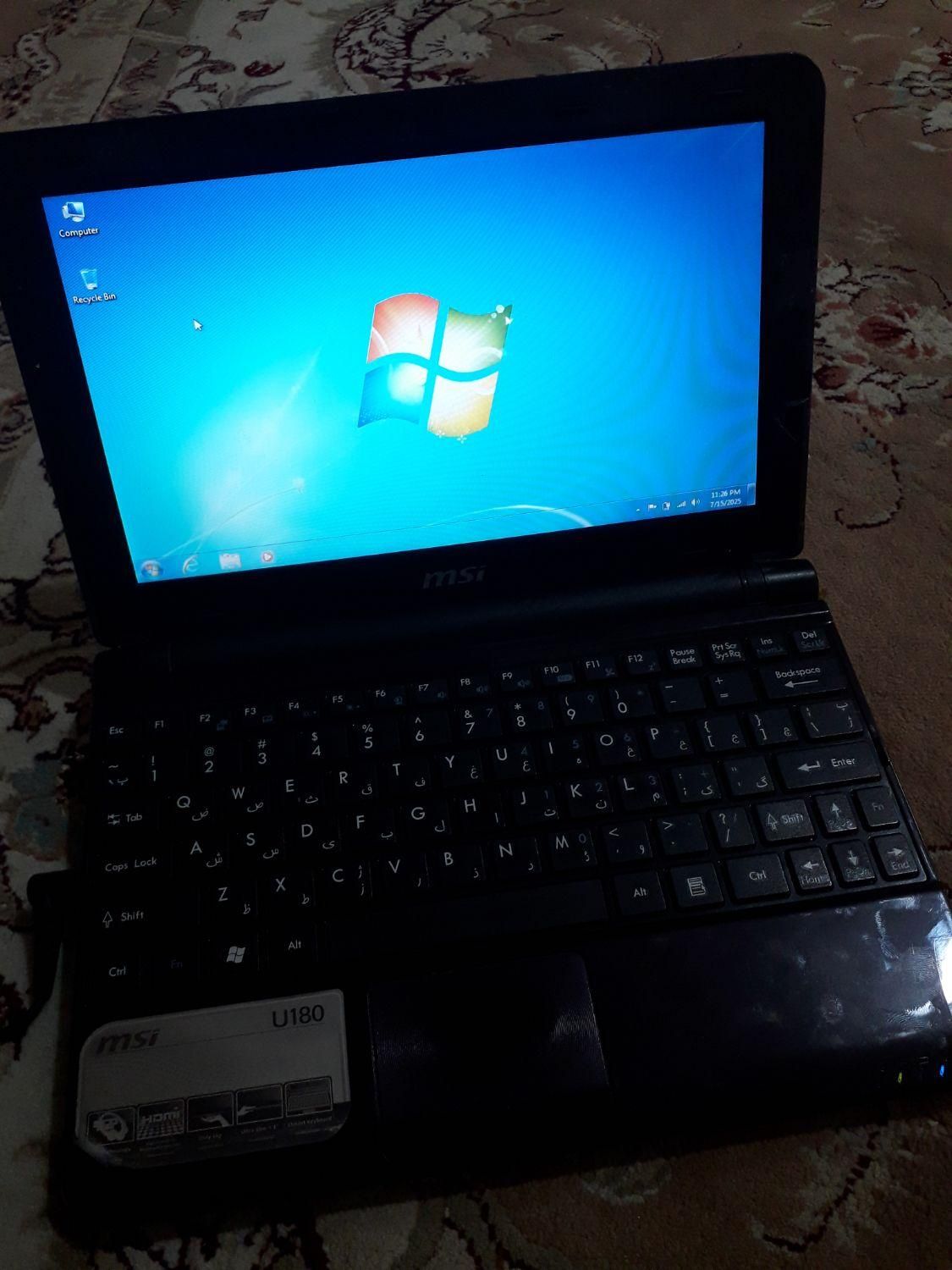 مینی لپ تاپ MSI|رایانه همراه|قوچان, |دیوار
