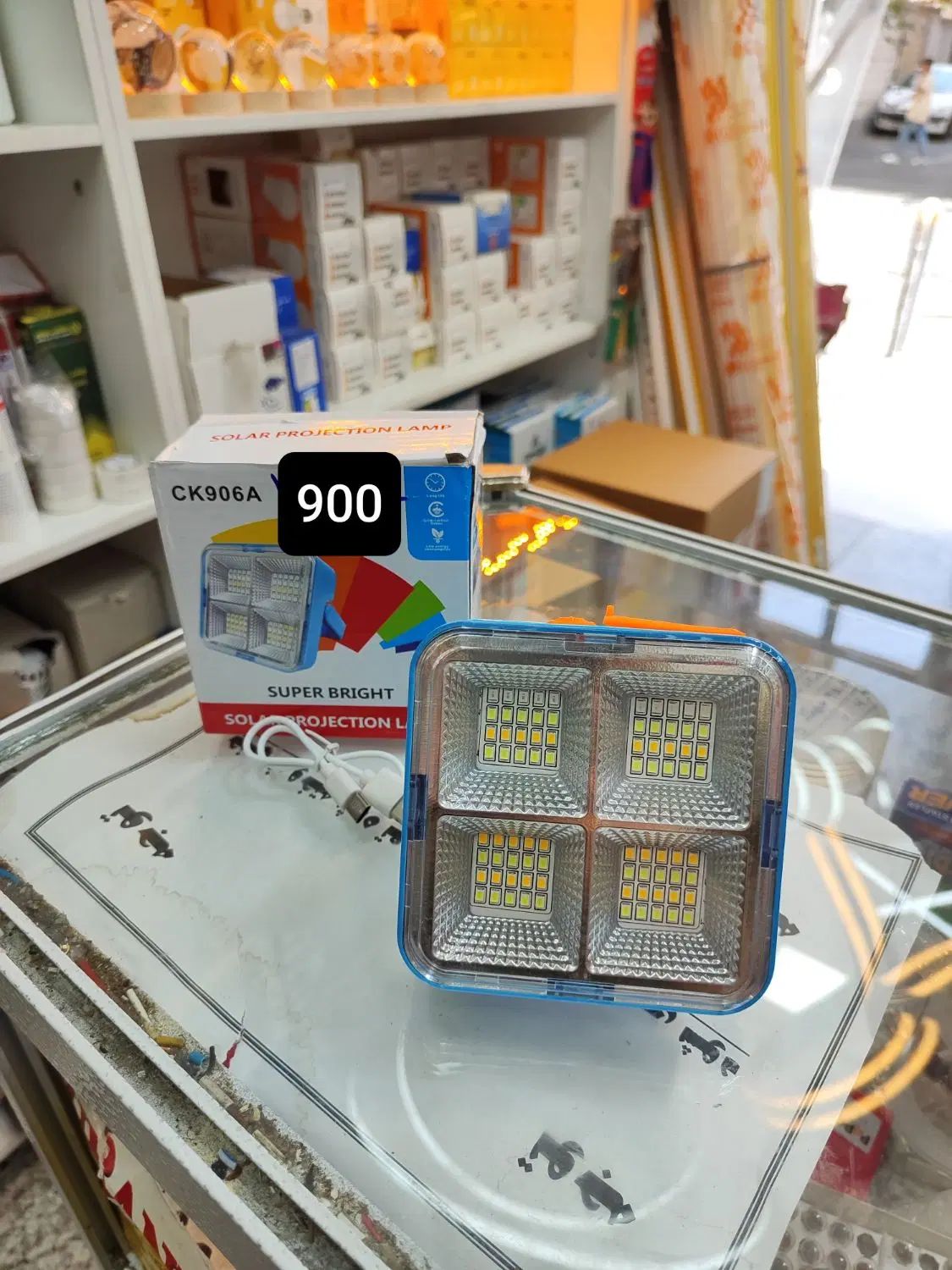 پرژکتور 200وات شارژی،اضطراری،چراغ شارژی،سولاردار|لامپ و چراغ|تهران, شمس‌آباد|دیوار