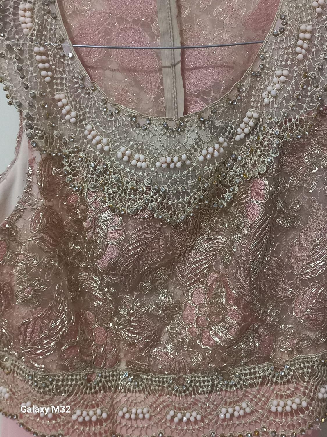 لباس مجلسی بالاتنه گیپور ترک مرواریدو سنگ دوزی شده|لباس|قوچان, |دیوار