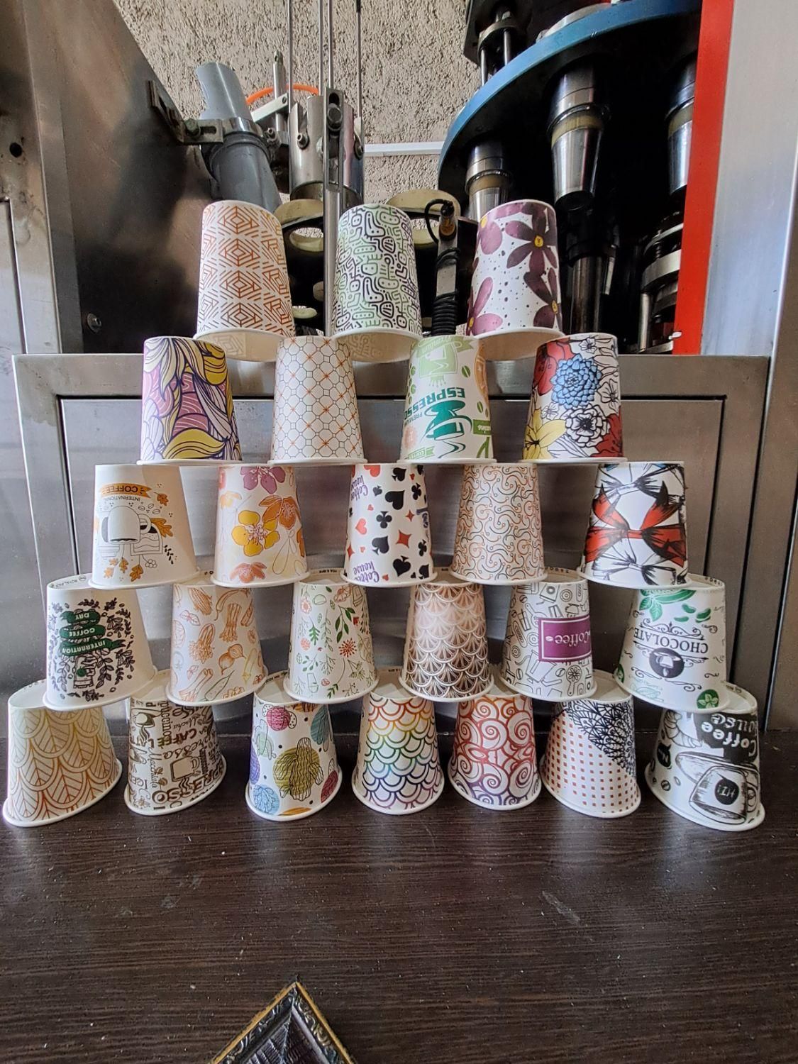 تولیدی لیوان کاغذی ۲۲۰cc|ظروف نگهدارنده، پلاستیکی، یکبارمصرف|ابهر, |دیوار