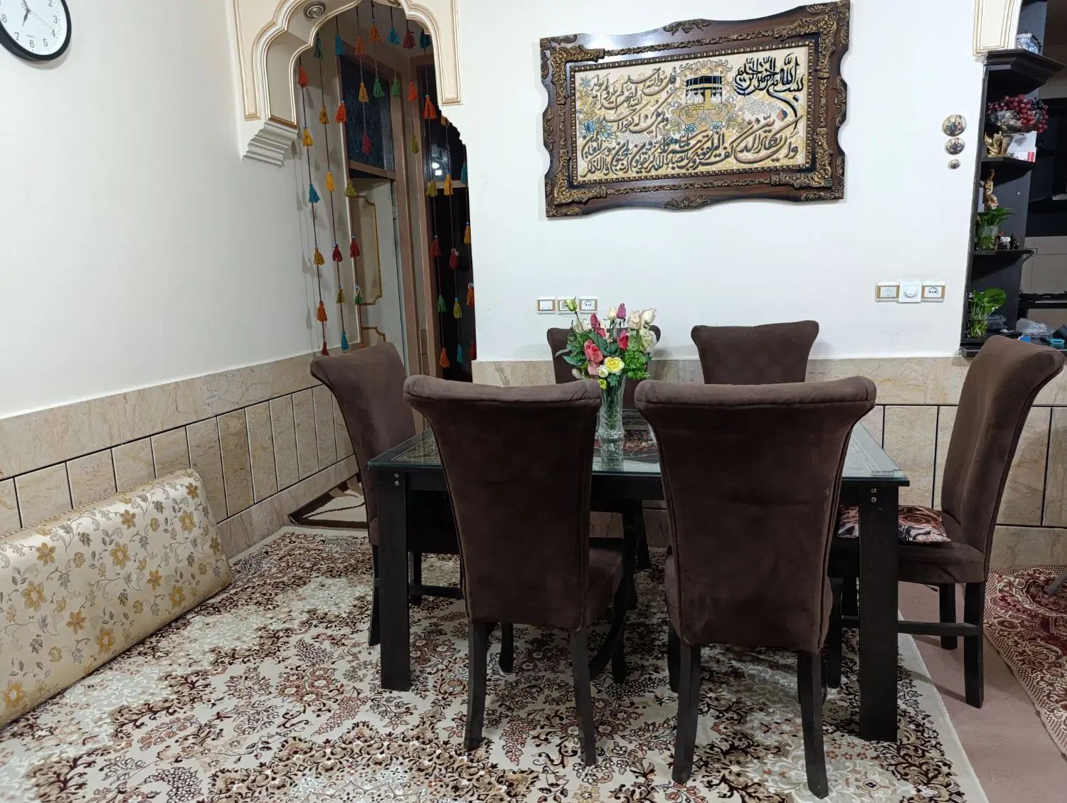 میز نهارخوری|میز و صندلی غذاخوری|اندیمشک, |دیوار