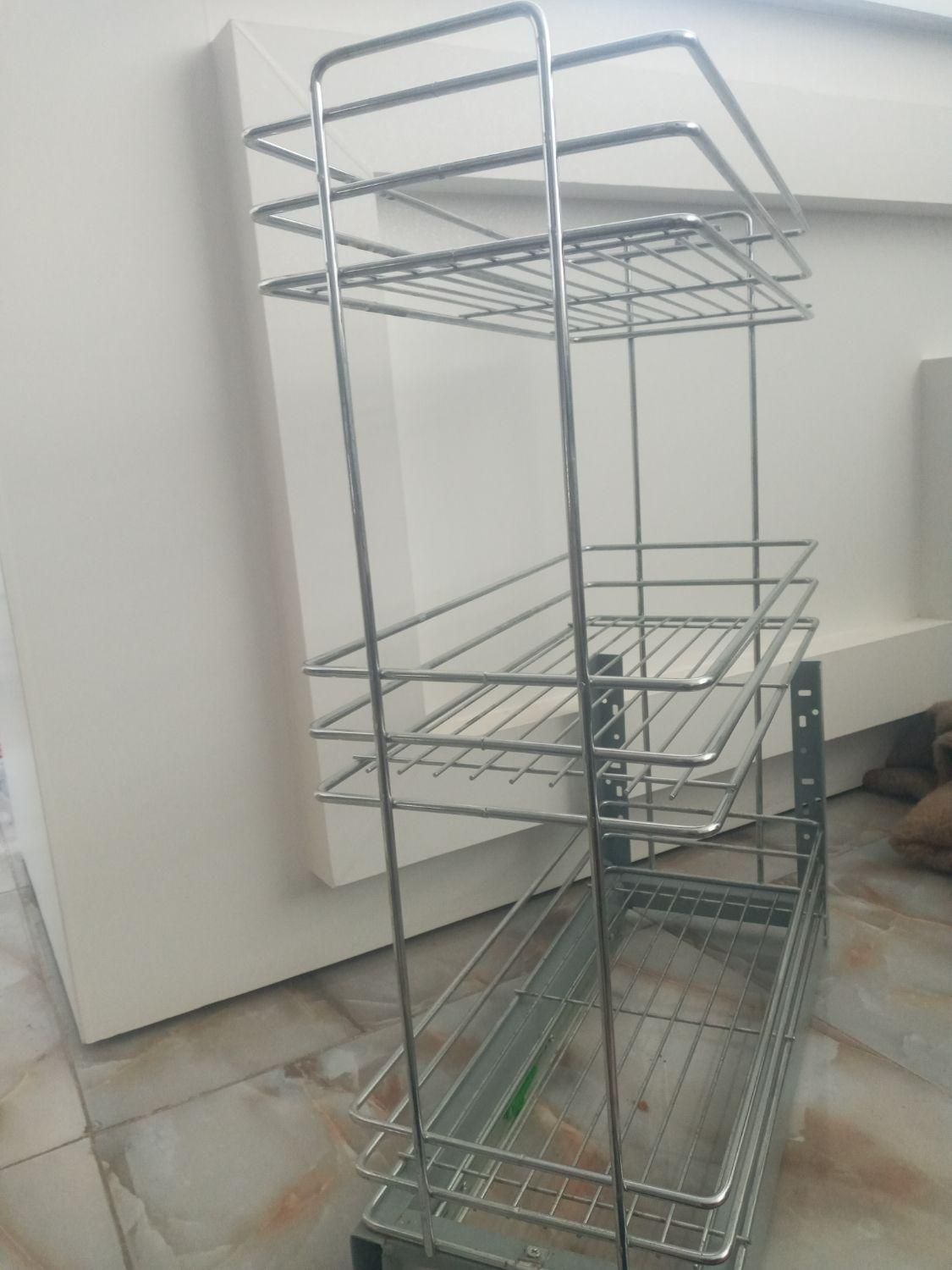 سبد چند منظوره کابینتی کف ریل|آب‌چکان و نظم‌دهنده ظروف|مشهد, شهرک لشکر (شهرک غرب)|دیوار