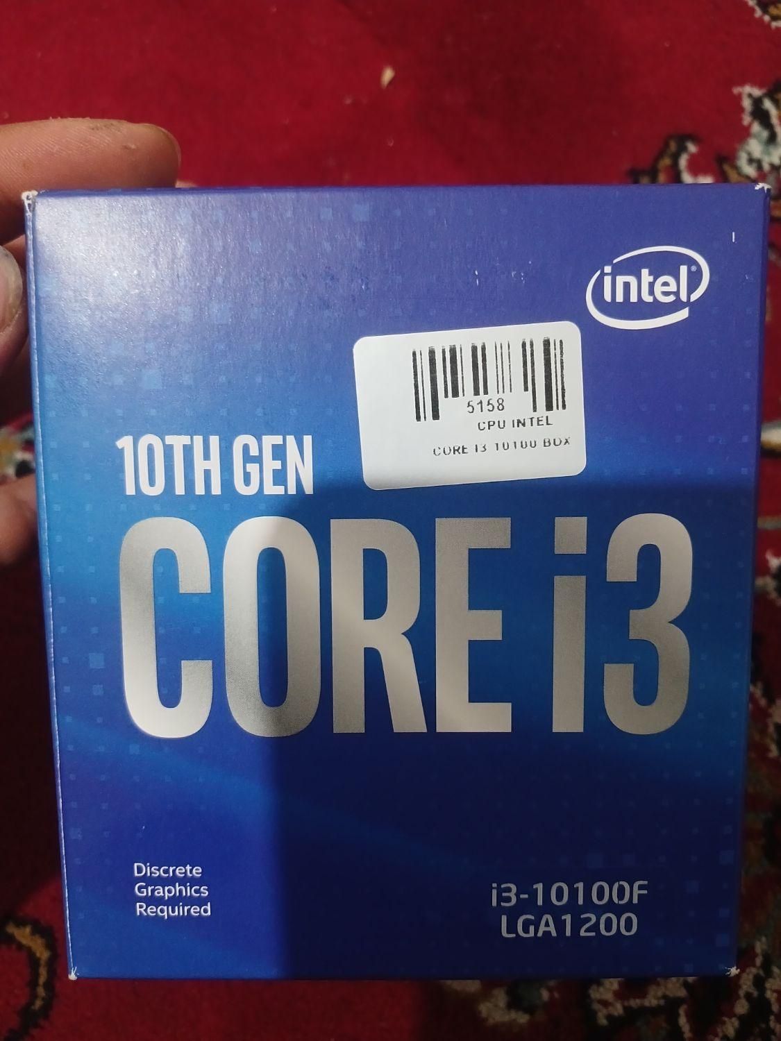 cpu i3 10100f box|قطعات و لوازم جانبی رایانه|یزد, |دیوار