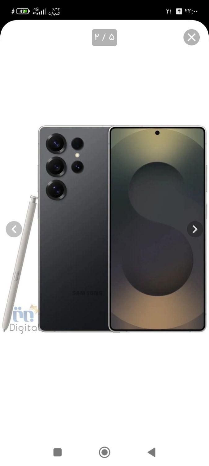 سامسونگ galaxy s25 ultra با حافظهٔ ۲۵۶ گیگابایت|موبایل|خمین, |دیوار