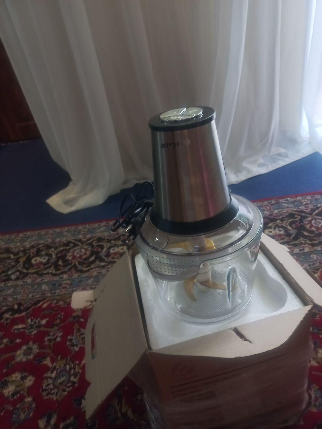 خرد کن شیش تیغ فقط در جعبه باز شده استفاده نشده|خردکن، آسیاب، غذاساز|پاکدشت, پاکدشت (مامازند)|دیوار