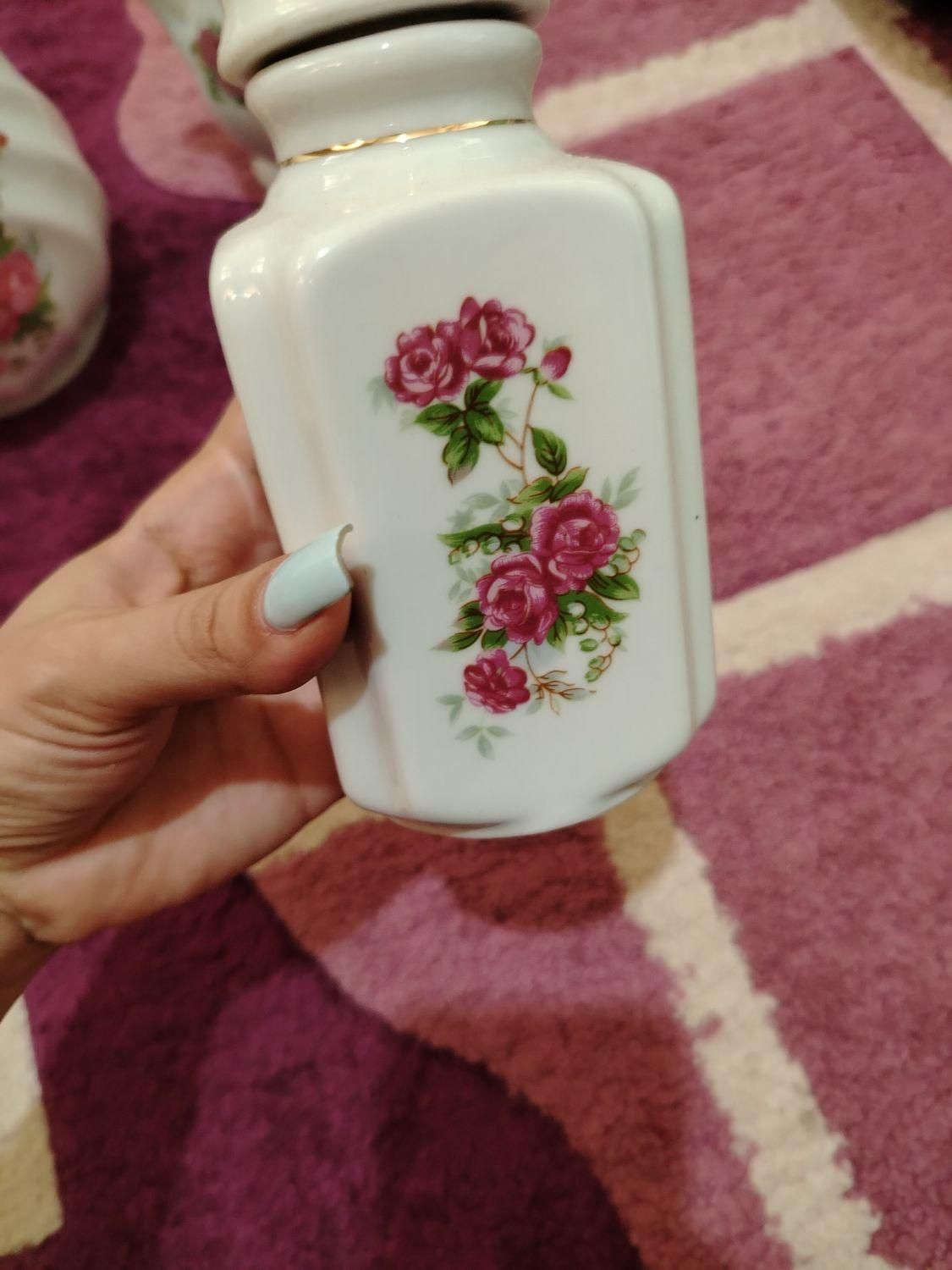 چینی گل سرخی|ظروف سرو و پذیرایی|کرمان, |دیوار