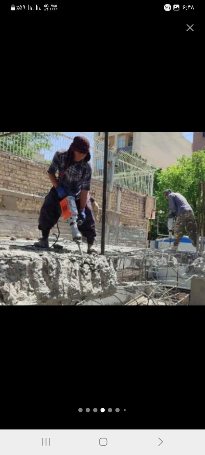 تخریب ساختمان کلی وجزئی چاکن ومغنی وصل فاضل آب|خدمات پیشه و مهارت|قم, عمار یاسر|دیوار