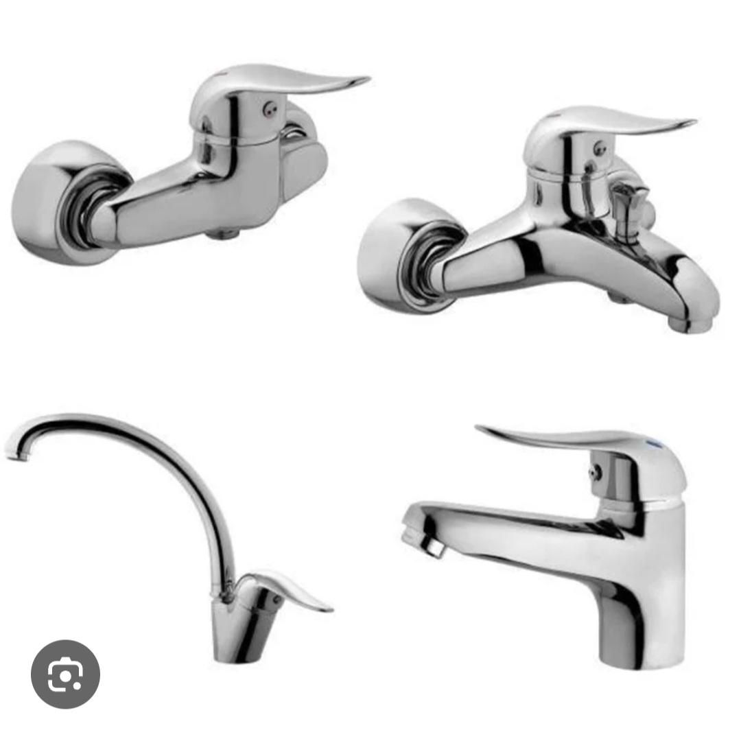 ست ۴ تایی شیرالات اردکی کروم.پیرعلی|مصالح و تجهیزات ساختمان|کرج, حصارک بالا|دیوار