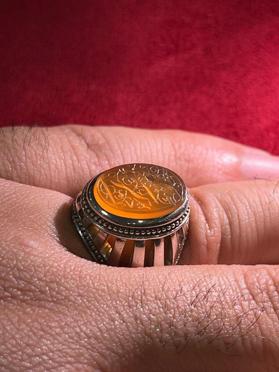 مهر شخصی معتمد السلطنه (ابراهیم) طاهر حکاک باشی|کلکسیون اشیاء عتیقه|بابل, |دیوار