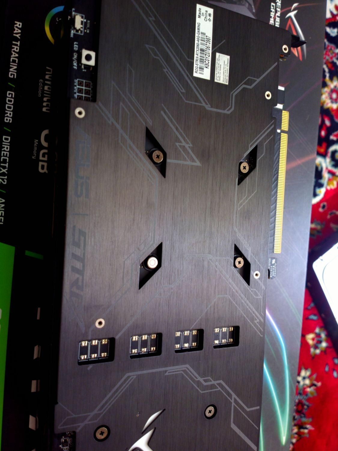گرافیک ۲۰۶۰ راگ ایسوس فقط معاوضه با 3060 یا 2080ti|قطعات و لوازم جانبی رایانه|تهران, آذربایجان|دیوار