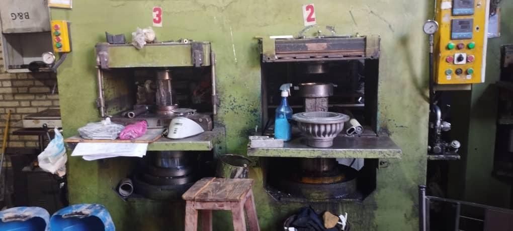 پرس تک صفحه ۴۰ در ۴۰ تی دار و پرس دوقلو ۶۰در۶۰|ماشینآلات صنعتی|چهاردانگه (تهران), |دیوار