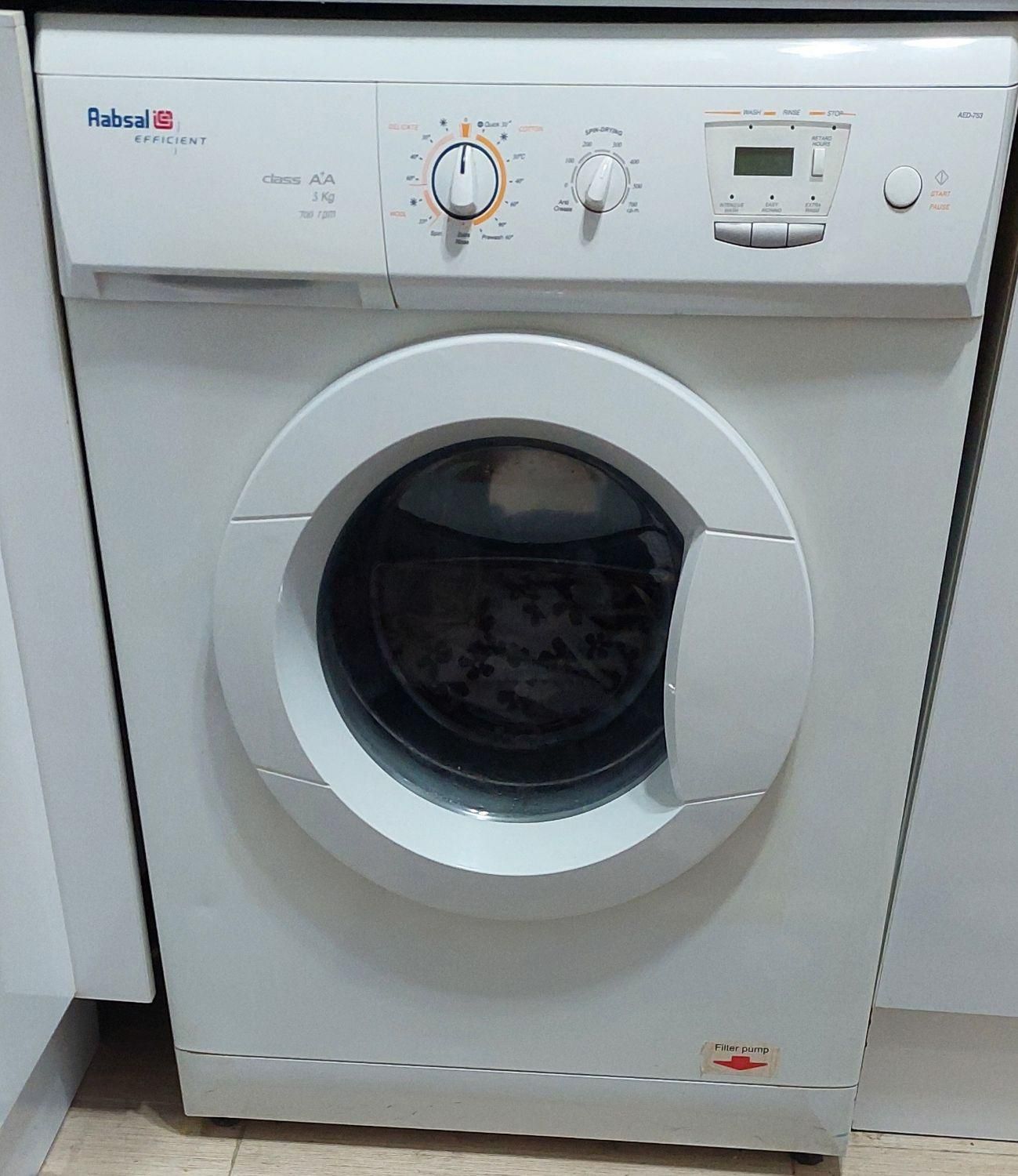 لباس شویی کارکرده و سالم|ماشین لباسشویی و خشککن لباس|میانه, |دیوار