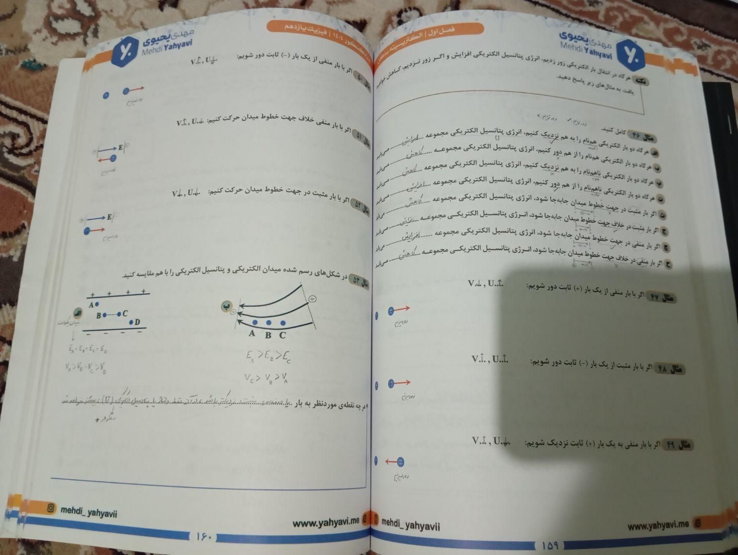جزوه سالیانه و ریستارت فیزیک،استاد یحیوی|کتاب و مجله آموزشی|رباط‌کریم, رباط‌کریم|دیوار