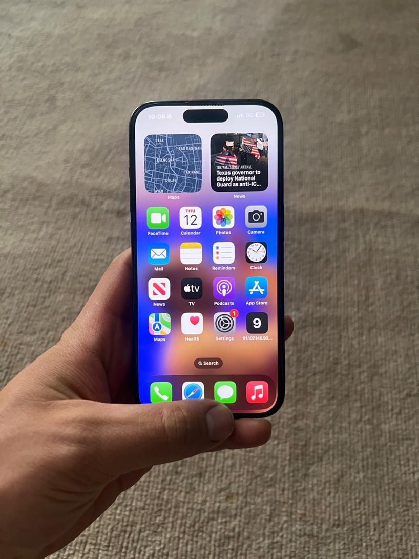 اپل iPhone 15 Pro با حافظهٔ ۲۵۶ گیگابایت|موبایل|تهران, آهنگ|دیوار