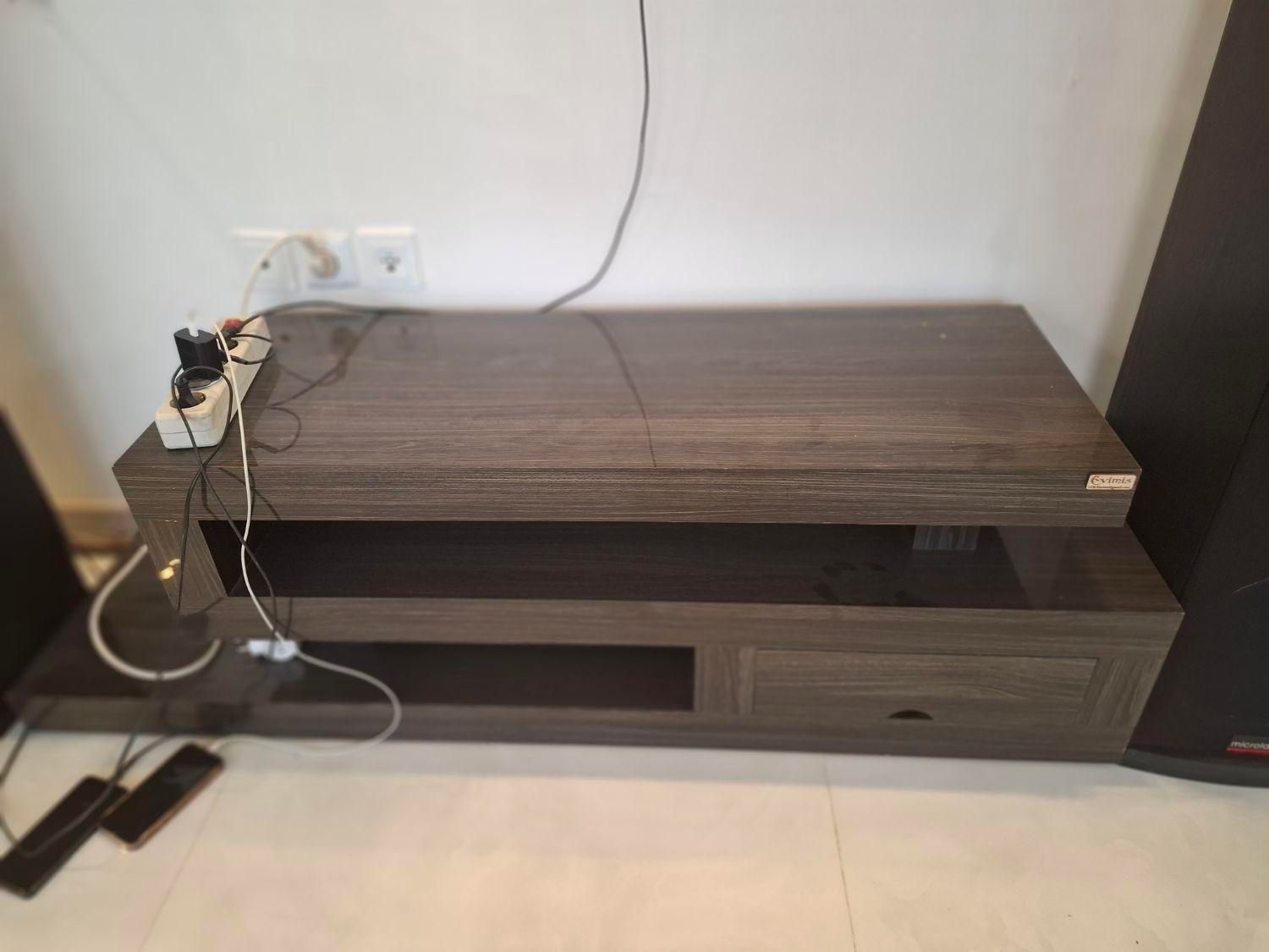 میز ال سی دی هایگلاس مدرن|میز تلویزیون|ماهدشت, |دیوار