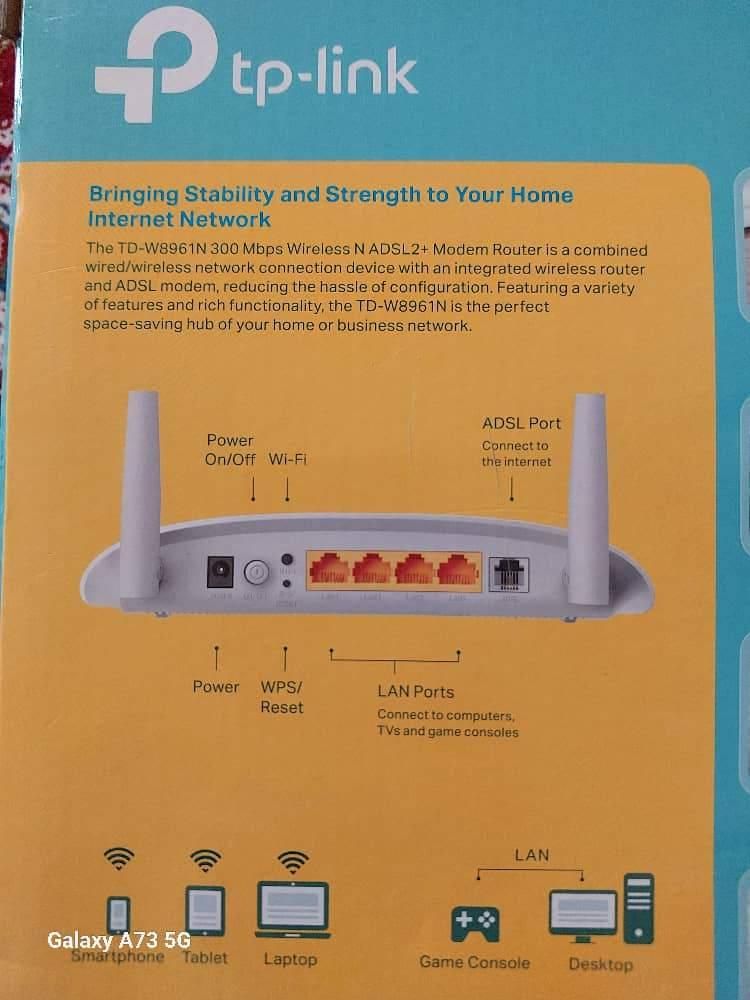 مودم روتر TP-Link TDW8961N|مودم و تجهیزات شبکه|شیراز, شهرک پرواز|دیوار