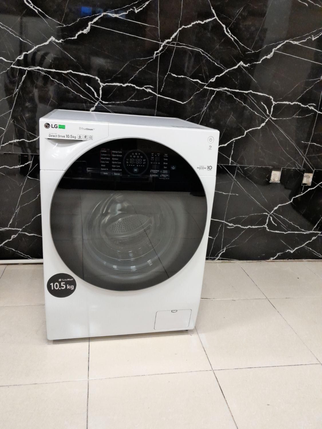 ماشین لباسشویی10.5kاَصل کُرهLGمدلWM-G105SW|ماشین لباسشویی و خشک‌کن لباس|تهران, دبستان|دیوار