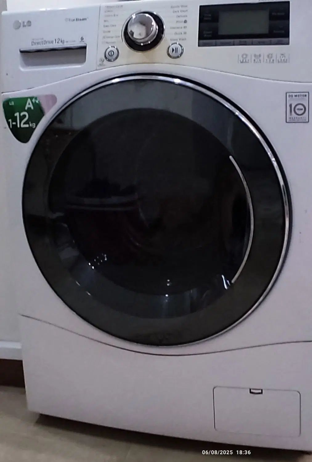 ماشین لباسشویی ال جی ۱۲ کیلویی LG12kg|ماشین لباسشویی و خشک‌کن لباس|تهران, طرشت|دیوار