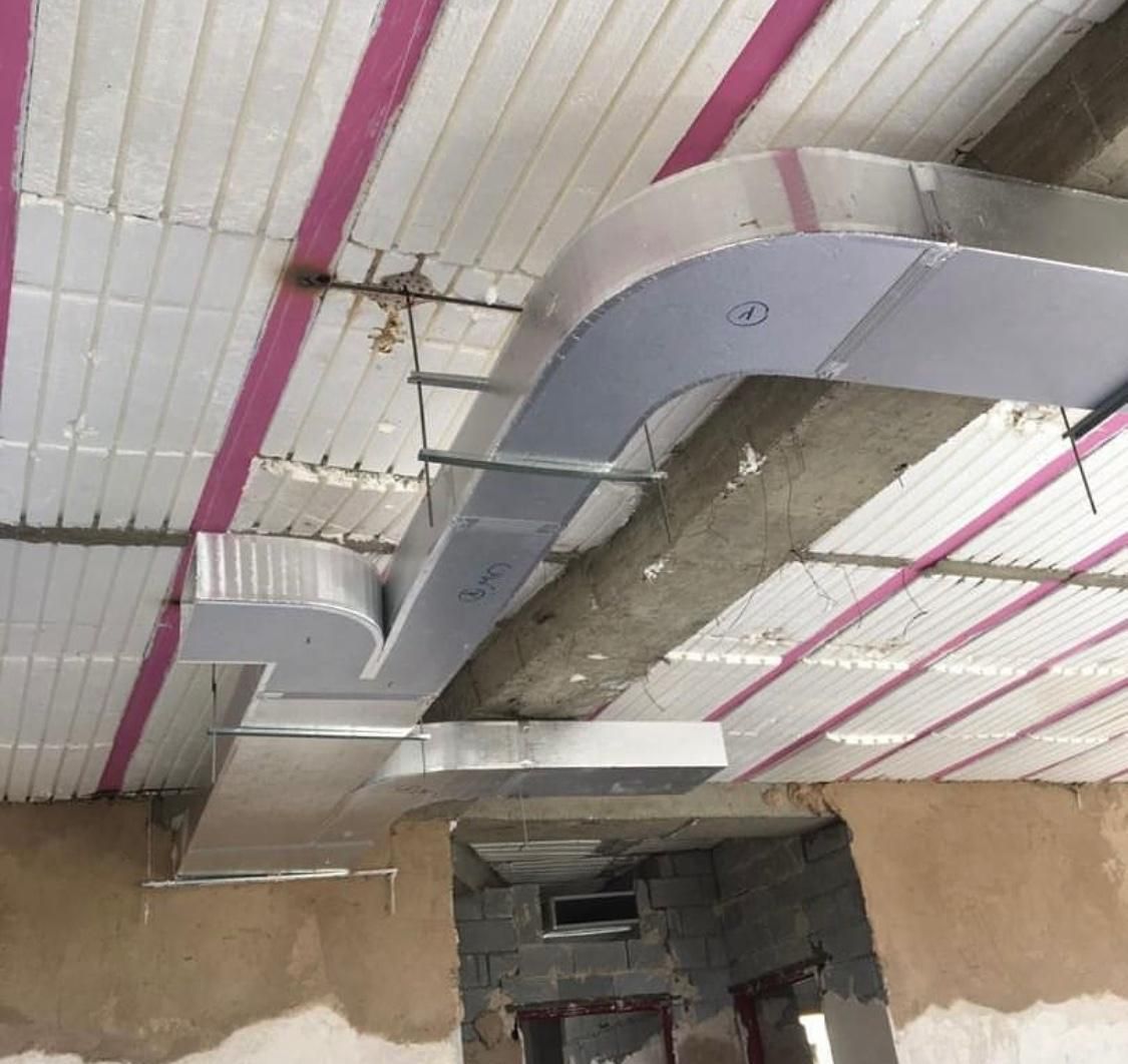 کانال کولر و داکت اسپیلت دریچه هوا کانال هوا|خدمات پیشه و مهارت|رشت, لاکان شهر|دیوار