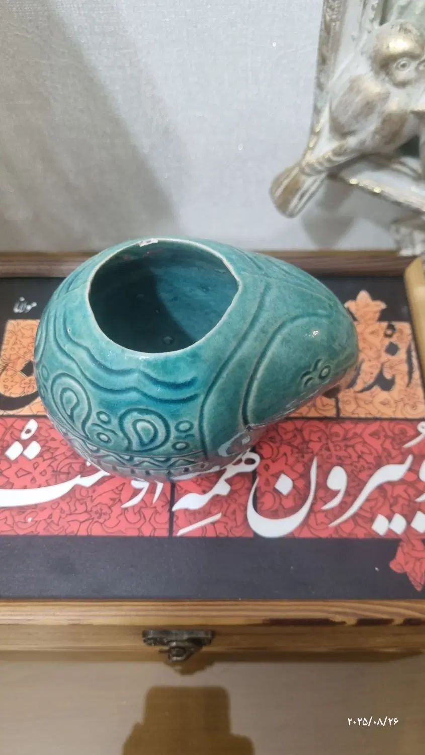 جاسیگاری منبت بسیار قدیمی با آج فیل|کلکسیون اشیاء عتیقه|تهران, تهران‌نو|دیوار