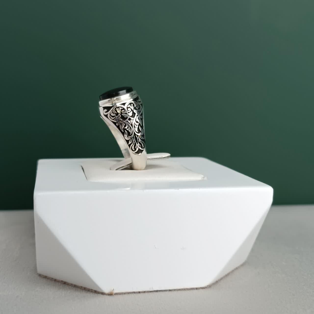 انگشتر عقیق جزع یمنی|جواهرات|قم, سالاریه|دیوار