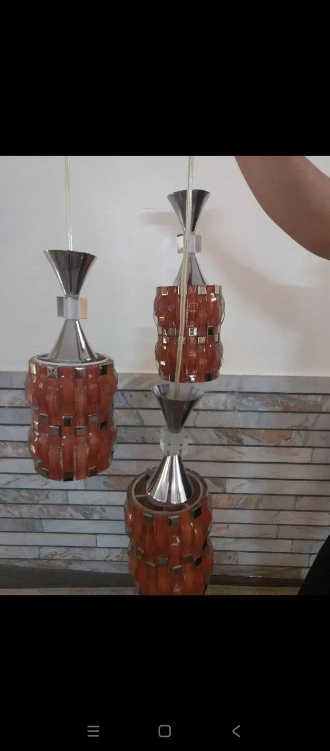 لوستر ۳ عدد|لوستر و چراغ آویز|سبزوار, چهارراه فرودگاه|دیوار