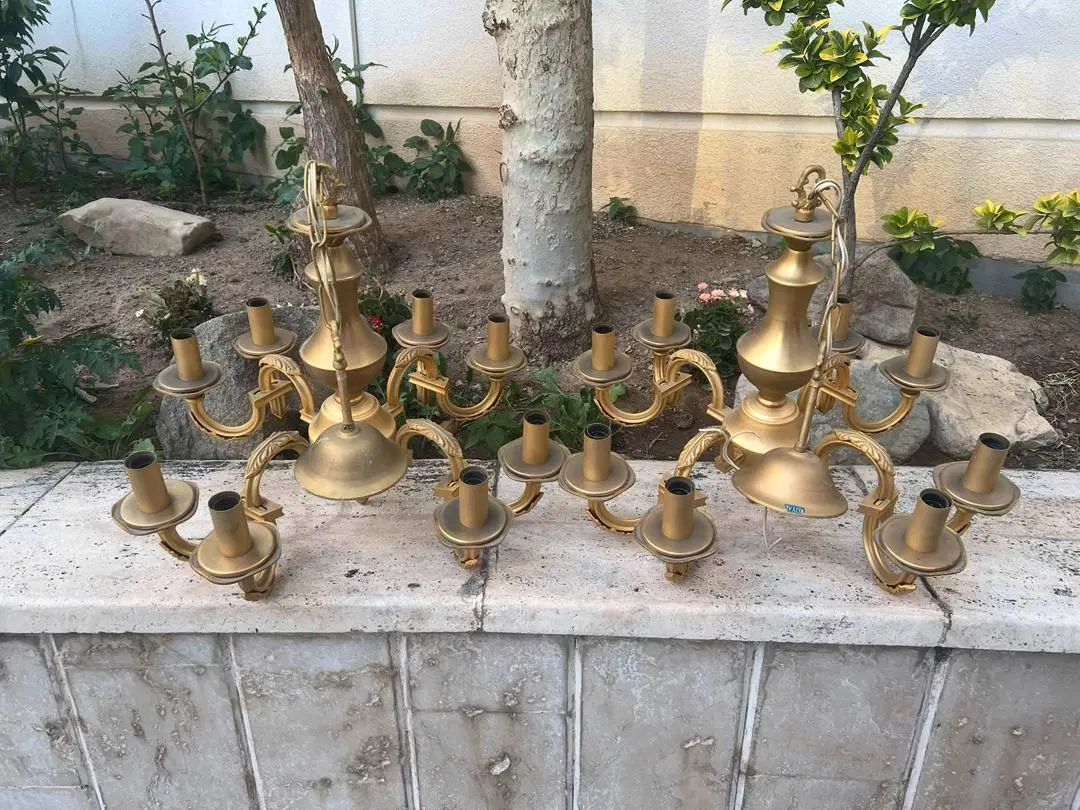 لوستر  برنجی|لوستر و چراغ آویز|تهران, نارمک|دیوار