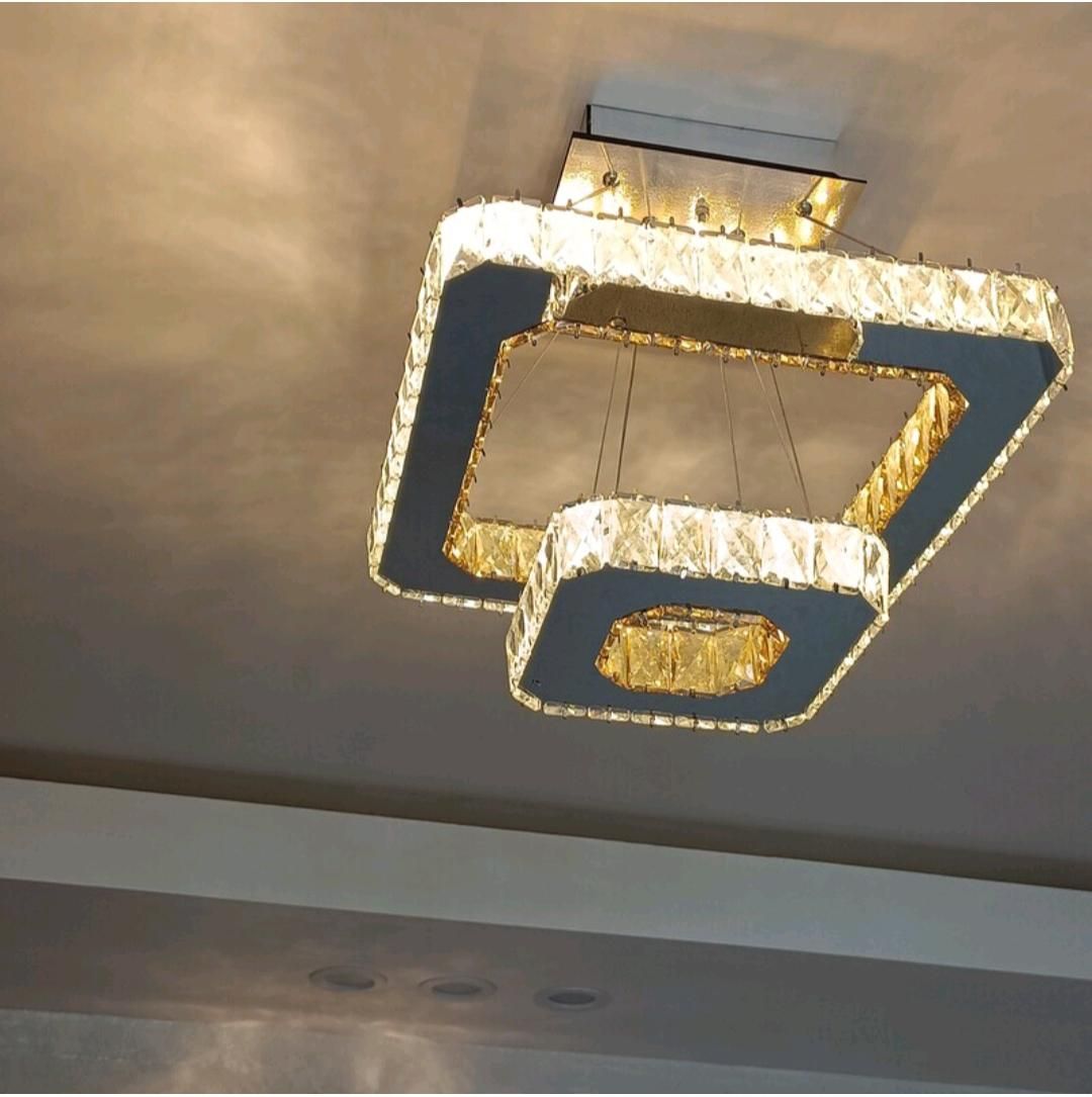 لوستر الماس.کهکشانی مربع .AC light|لوستر و چراغ آویز|تهران, سنگلج (شاپور)|دیوار