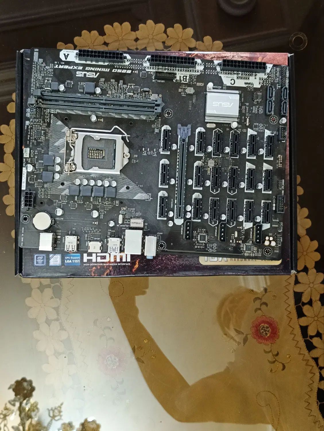 Motherboard B250 Mining Expert (19 Slot)|قطعات و لوازم جانبی رایانه|تهران, خواجه نظام الملک|دیوار