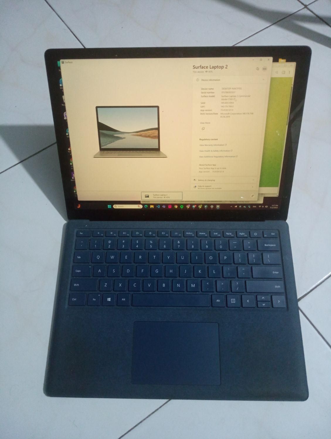 لبتاب سرفیس  surface labtop2|رایانه همراه|تهران, صادقیه|دیوار