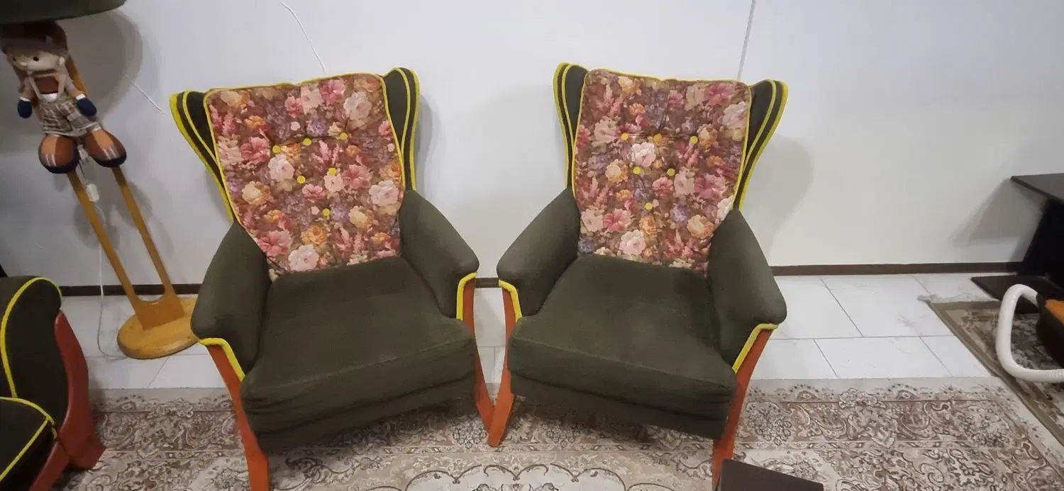 مبل و صندلی ست هم مبل۷نفره و۶ عدد صندلی فقط۶ تومان|مبلمان خانگی و میز عسلی|پردیس, فاز ۱۱|دیوار