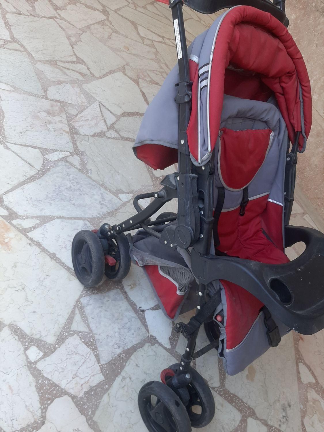 کالسکه برند evenflo آمریکا در حد نو کاملا سالم|کالسکه و لوازم جانبی|رشت, هلال احمر|دیوار